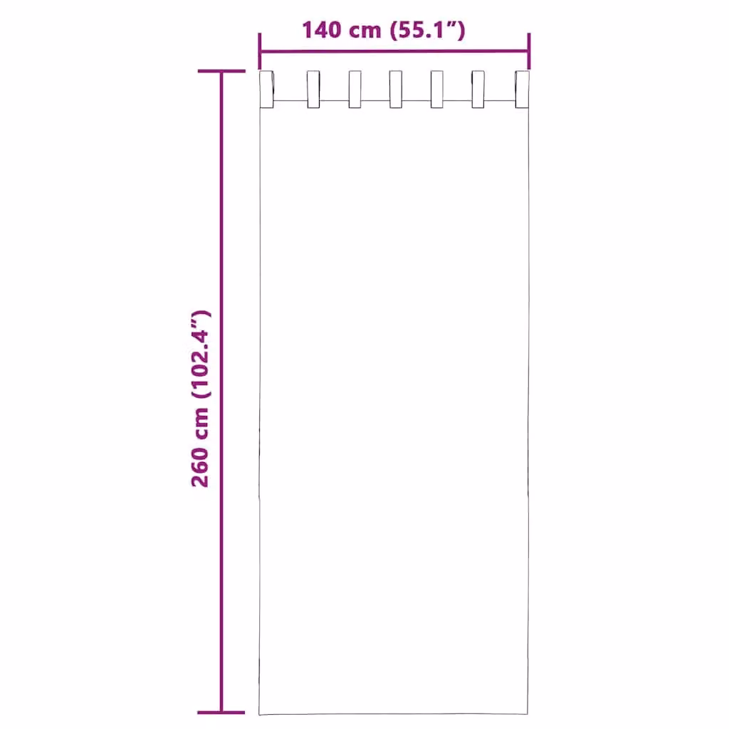Berkfield Home Apple Green Voile Tab Top Curtains, 2 Pack – 2