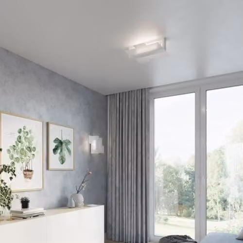 Sollux Lighting Feniks SL.0079 Scandinavian Wall Lamp in White and Wood, W/D/H: 30 x 43 x 12 cm – 4
