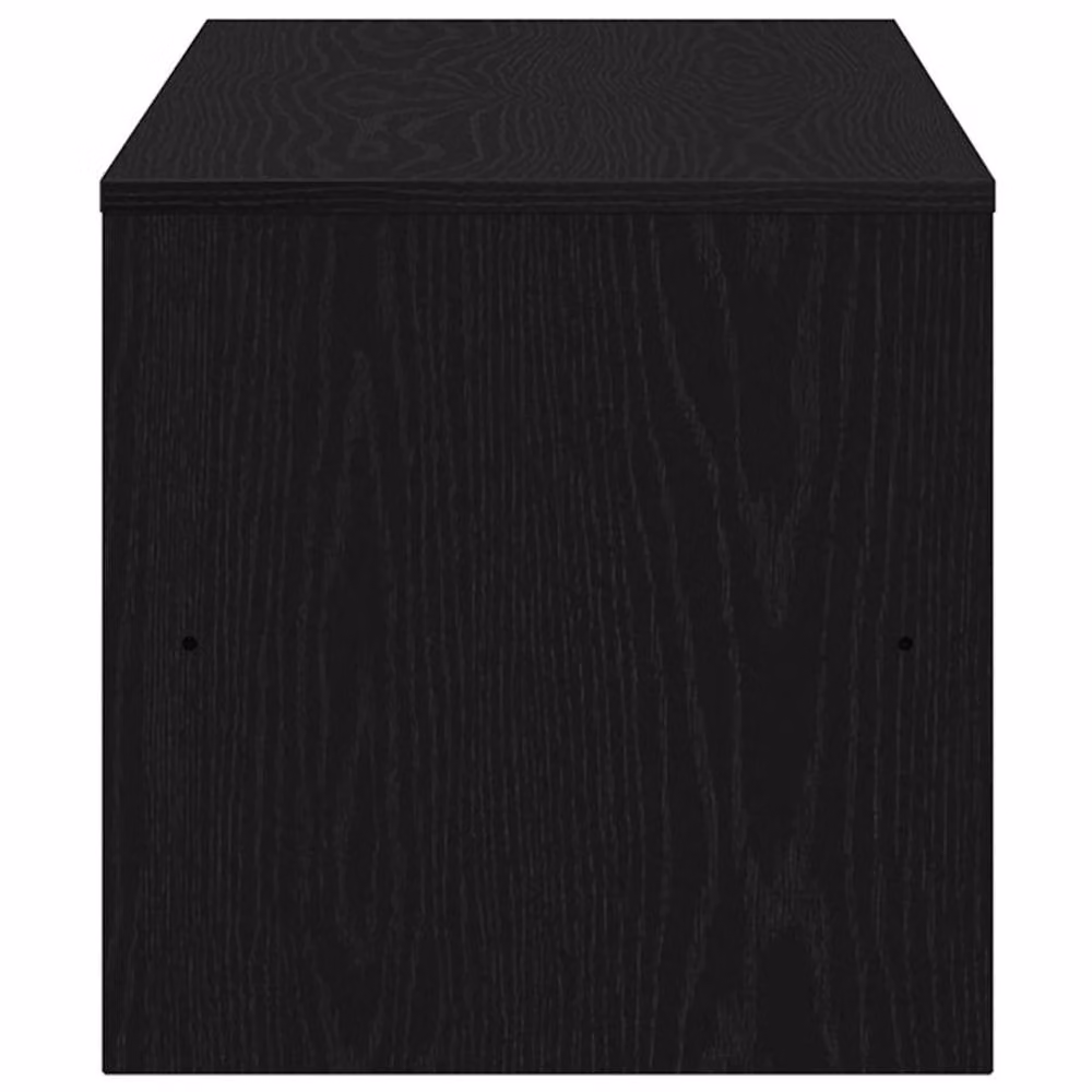Berkfield Home Black Oak TV Cabinet in Matt MDF, W/D/H: 120 x 40 x 40 cm – 4