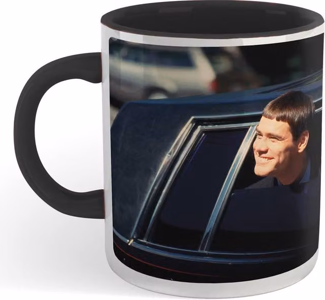 Zavvi Lloyd Christmas Ceramic Mug in Black, 300ml