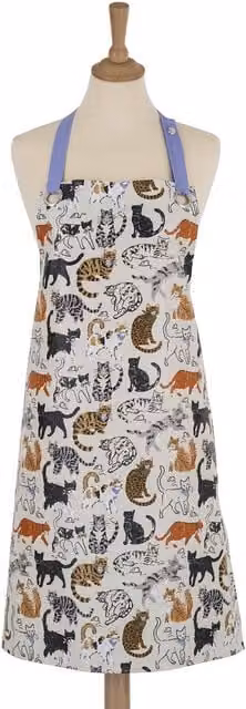 Ulster Weavers Feline Friends Animal Print PVC Oilcloth Apron in Multicolour – 1