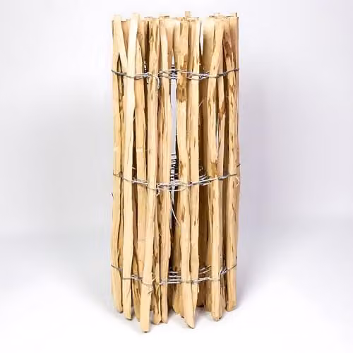 Primrose Split Hazel Decorative Rustic Fencing Screening Roll, Brown, H: 120 cm x W: 300 cm – 1
