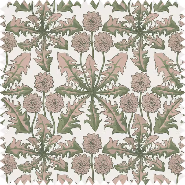 House of Hackney Taraxa Organic Cotton Linen in Green