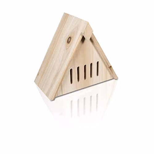 St Helens Home & Garden Eco-Friendly Wood Butterfly and Moth House in Brown, W/D/H: 27.0 x 27.0 x 15.0 cm – 2
