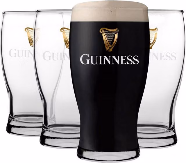 Rink Drink Transparent Beer Glass, 568 ml
