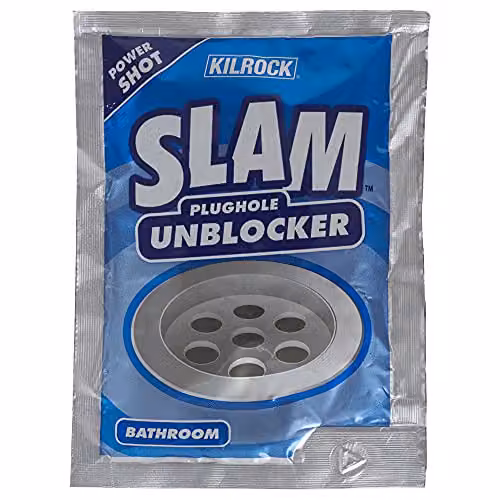 Kilrock Slam Blue Plughole Bathroom Unblocker 80g