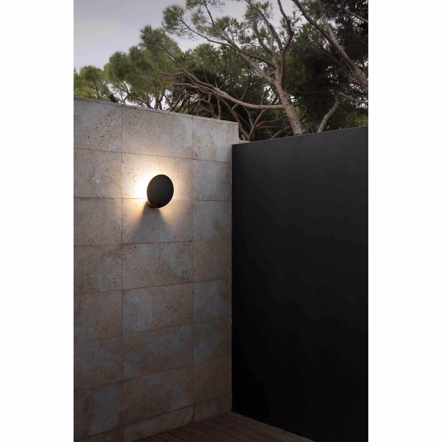 Netlighting Lotus Outdoor LED Wall Light, Grey, 18W, 3000K Warm White, IP65 – 6