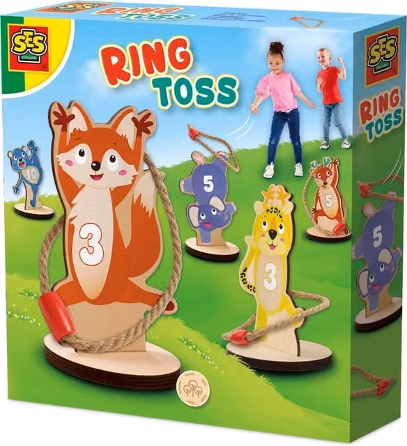 SES Creative Ring Toss Throwing Game in Multicolour