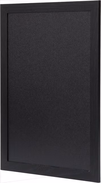 Deflecto Wall Mounted Black Chalkboard, W: 30 cm, H: 30 cm, D: 30 cm