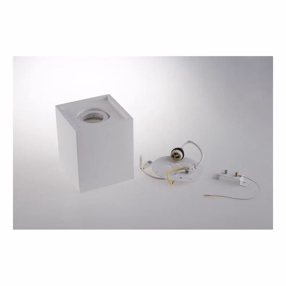 Netlighting SPACE Surface Mounted Adjustable Square Downlight, White, W/D/H: 13.4 x 13.4 x 16 cm – 2