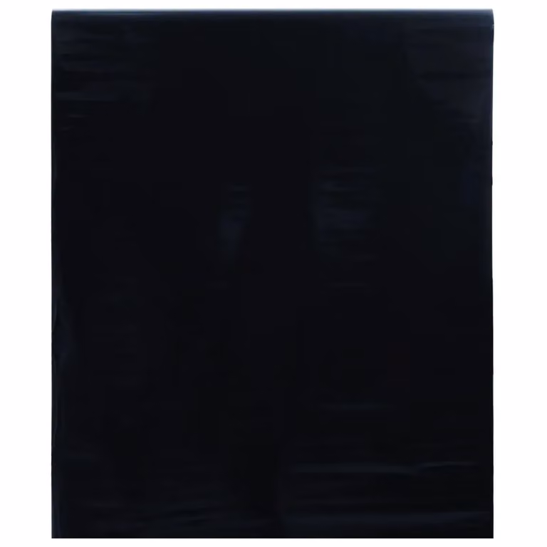 Berkfield Home Static Frosted Black PVC Window Films, 5 Pieces