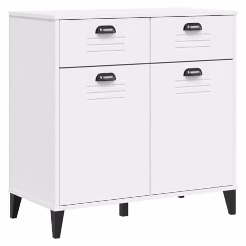 vidaXL VIKEN White Sideboard in Engineered Wood W/D/H: 80 x 40 x 80 cm