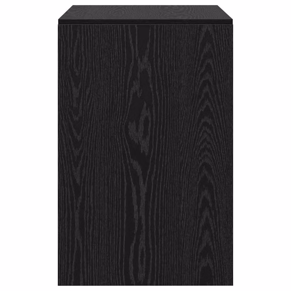 Berkfield Home Modern Black Oak Writing Desk, Black, W/D/H: 90 x 50 x 76 cm – 5