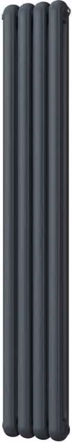 UK Radiators Sherwood Anthracite Round Top Column Radiator, H 180 x W 29.8 cm – 1