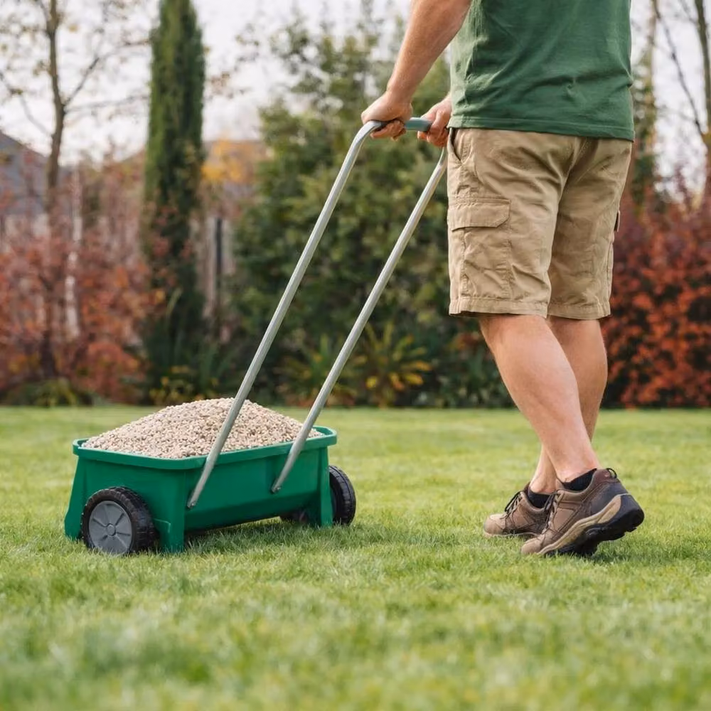 Faboer SPETLEK 12L Manual Fertiliser Spreader in Green – 3