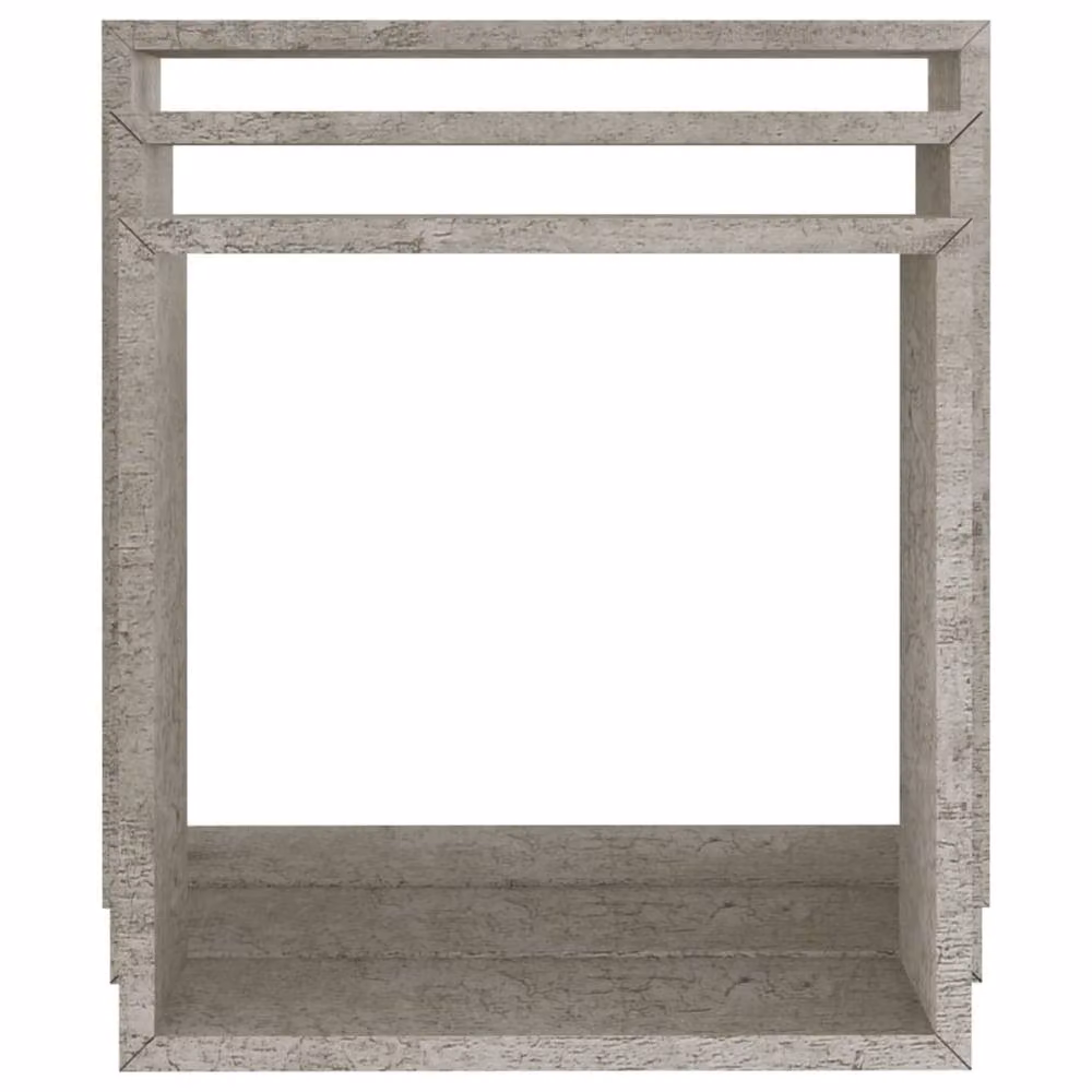 Berkfield Home Wall Mounted Cube Shelves, 3 Piece Set, Concrete Grey – 4