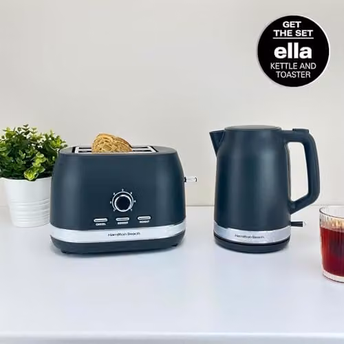 Hamilton Beach 2 Slice Toaster with Cable Storage, 800W, Anthracite Grey – 7