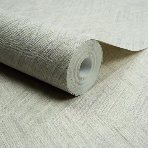 Grandeco Yuno Geometric Abstract Textured Wallpaper, Grey