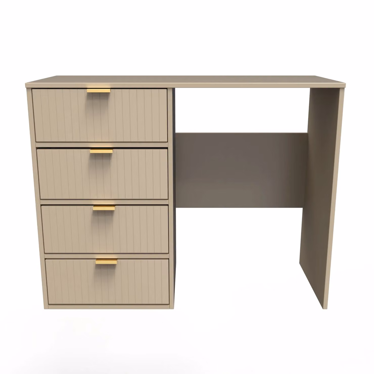 Ready Assembled 2 U Bexley 4 Drawer Vanity in Light Brown – 2