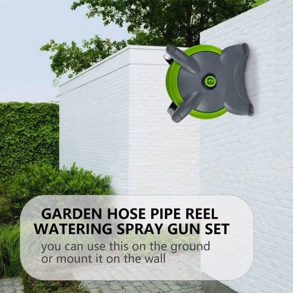 EONLION 20m Compact Freestanding Garden Hose Reel in Grey – 2