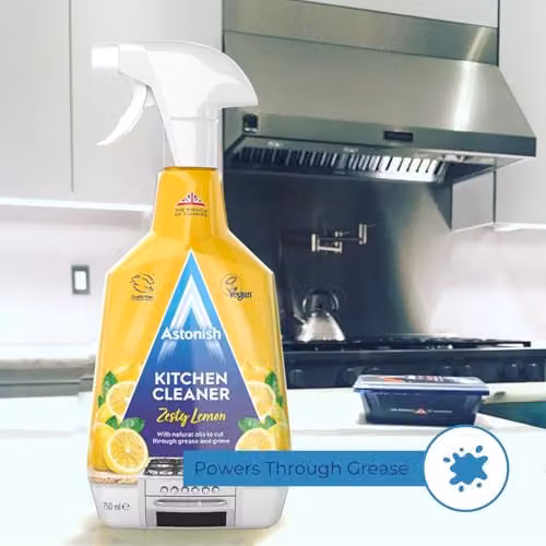 Astonish Kitchen Cleaner Trigger Spray, Zesty Lemon, 750ml – 2