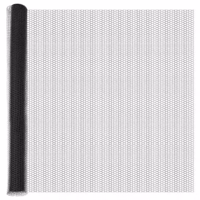 Berkfield Home Hexagon Steel Fence in Dark Green and Grey, H: 160 cm x W: 100 m