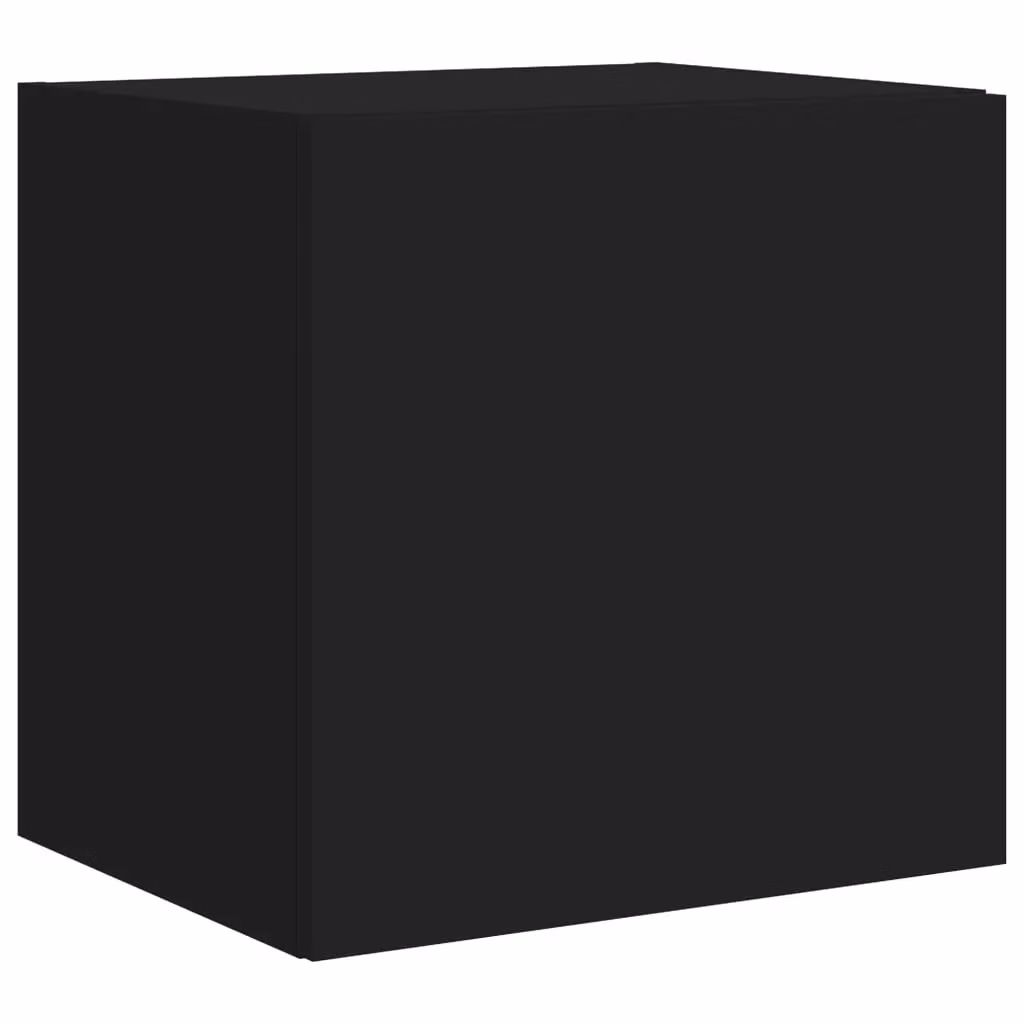 Berkfield Home Modern Wall Mounted TV Cabinet with Integrated LED Lights in Black, W/D/H: 40.5 x 35 x 40.5 cm – 3