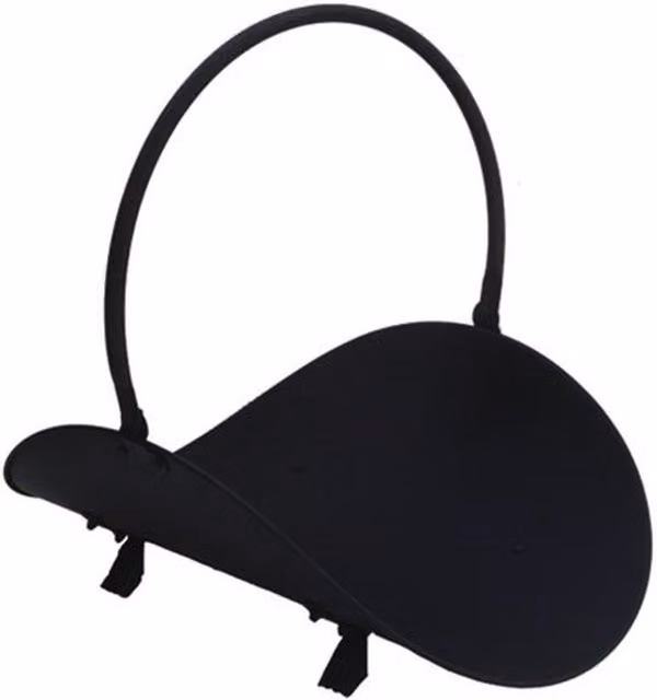 JVL Mendip Freestanding Metal Log and Coal Holder in Black – 5
