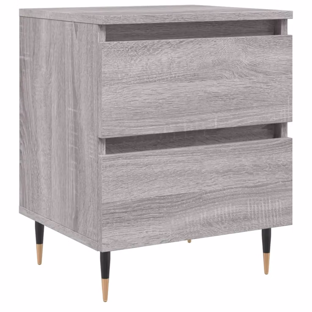 Berkfield Home Bedside Cabinet in Grey Sonoma, W/D/H: 40 x 35 x 50 cm – 2