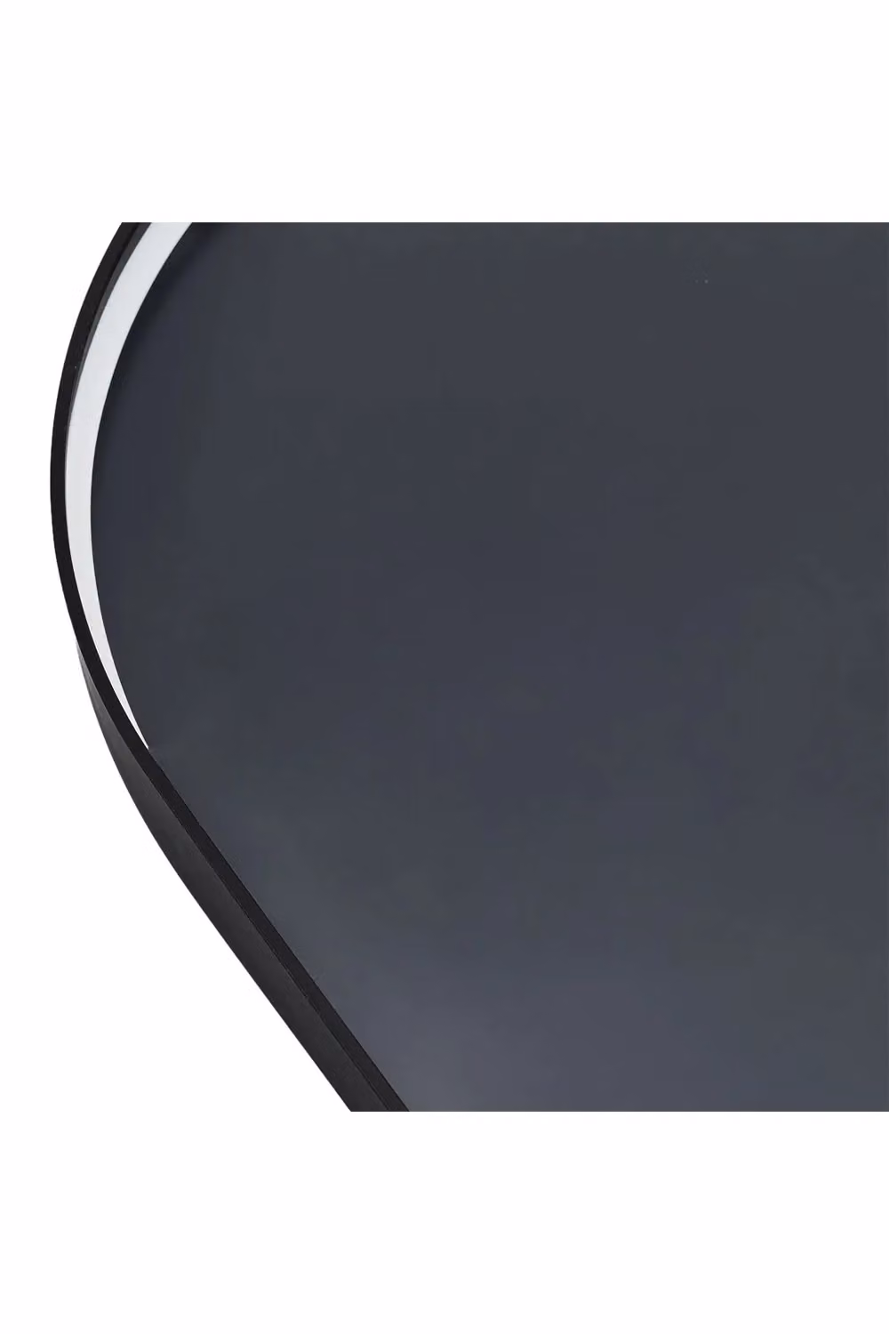 Living and Home Contemporary Arched Wall Mirror in Black, W: 40 cm, H: 50 cm – 4