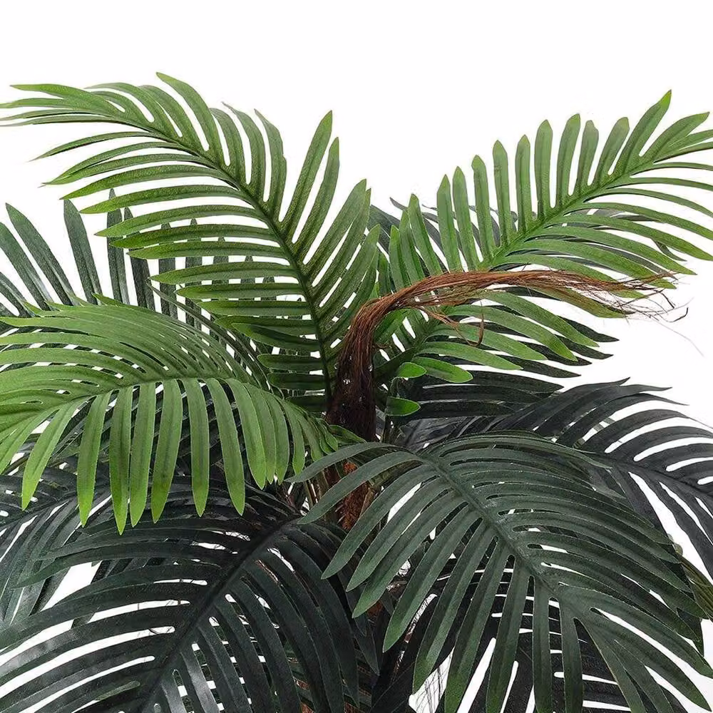 KORVIXA Large Green and Multicolour Faux Palm Tree, W/D/H: 100 x 100 x 100 cm – 3