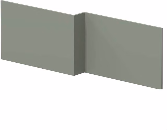Balterley Square Shower Bath Front Panel in Green with Acrylic Finish – 1