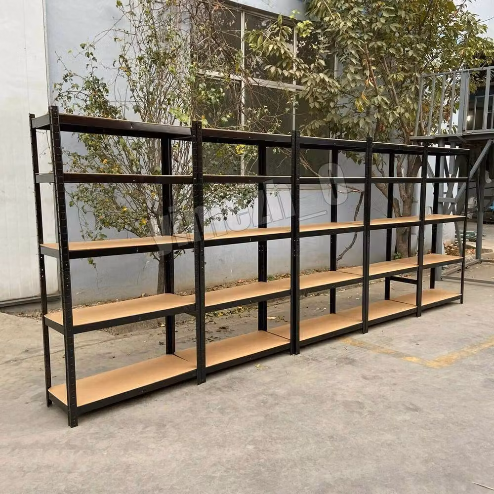 Kelvenix Heavy Duty 5 Tier Kitchen Shelving Unit in Black, H 150 x W 60 x D 30 cm – 4