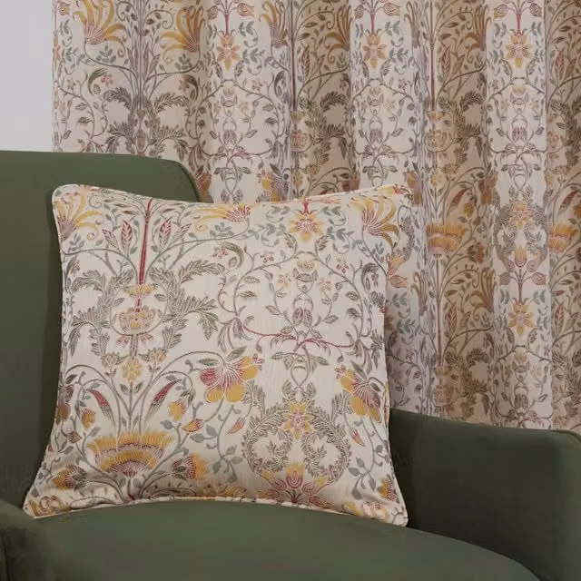 Terrys Floral Square Filled Cushion, Multicolour, W/D/H: 45 x 45 x 45 cm