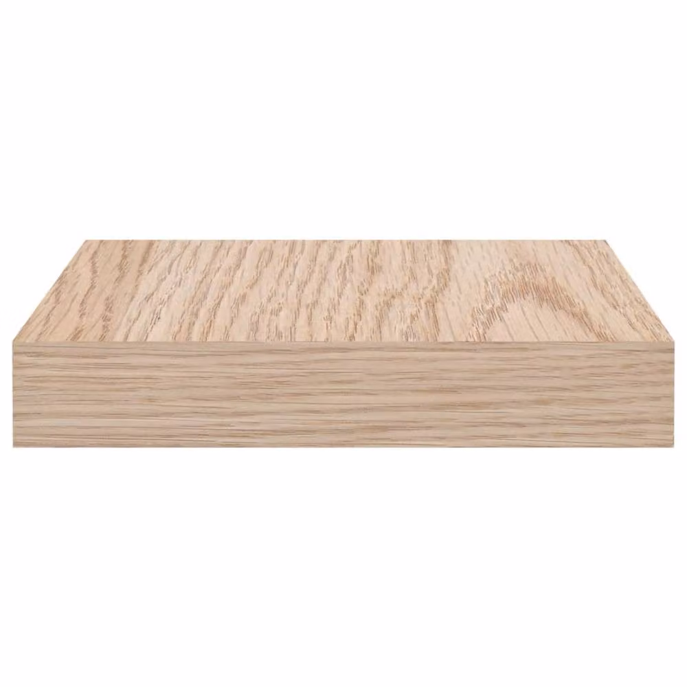 Berkfield Home Durable Floating Shelves, 4 Piece Set in Beige Oak, W/D/H: 40 x 23.5 x 4 cm – 2