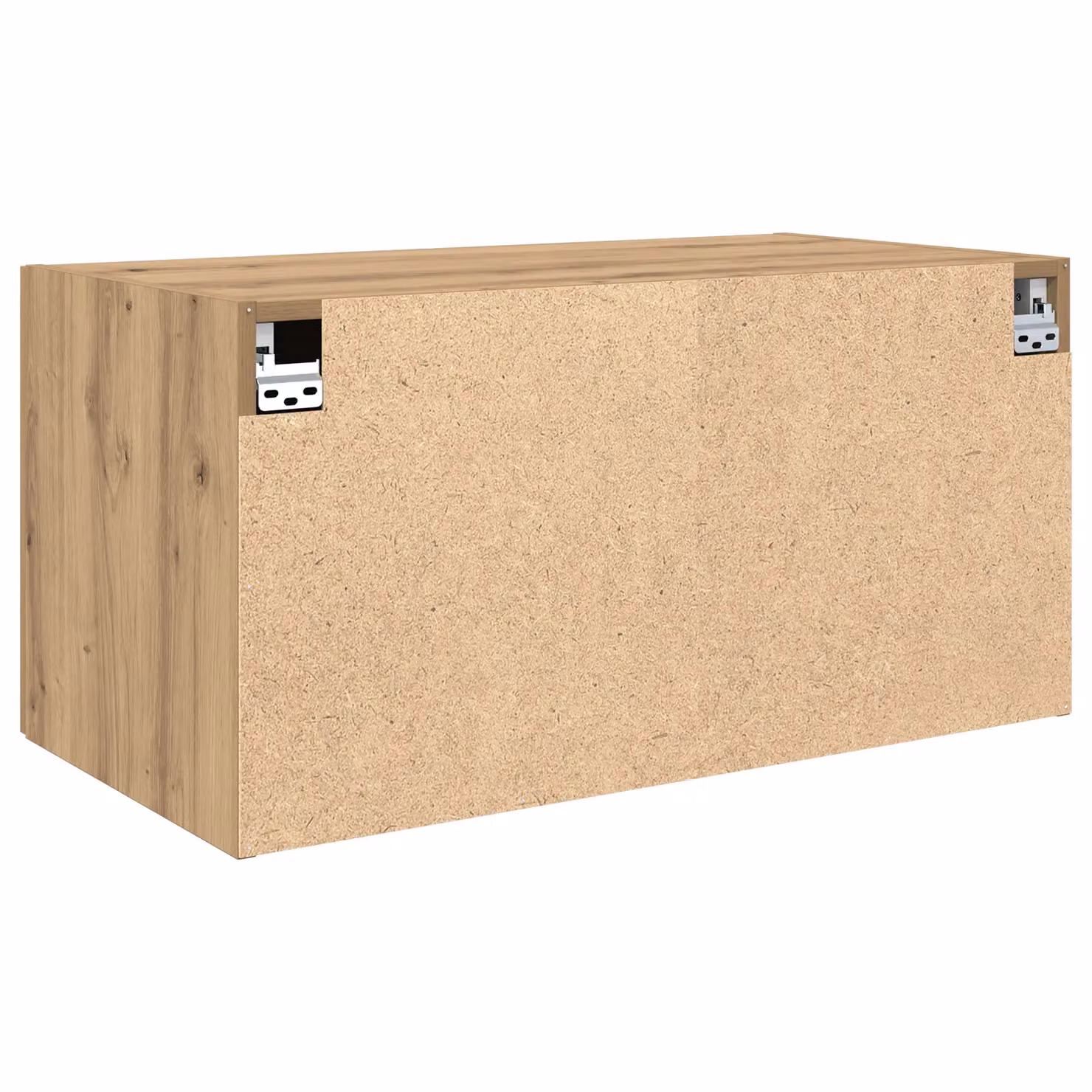 Berkfield Home Artisan Oak Wall Cabinet in Black, W/D/H: 80 x 42.5 x 40 cm