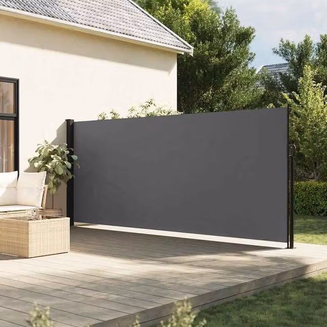 Berkfield Home Retractable Side Awning in Anthracite, W/H: 300 x 180 cm – 1