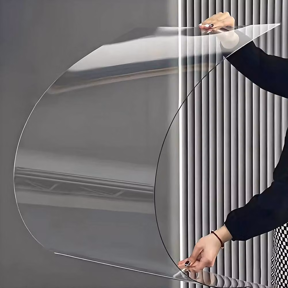 SPETLEK Clear Transparent UV Resistant Polycarbonate Plastic Sheet W: 52 cm, H: 1000 cm – 2