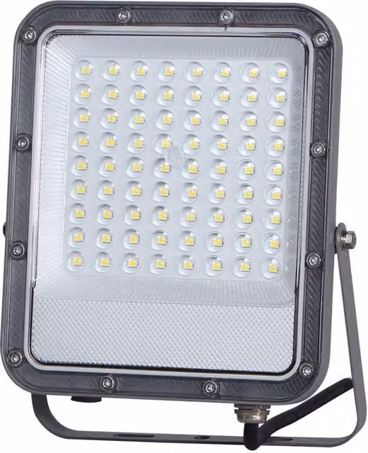 Netlighting Timbo 50W LED Outdoor Flood Light, Grey, 4000K Neutral White, IP65