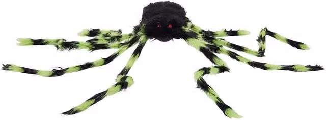 Living and Home Halloween Giant Spider and Web Hanging Decorations