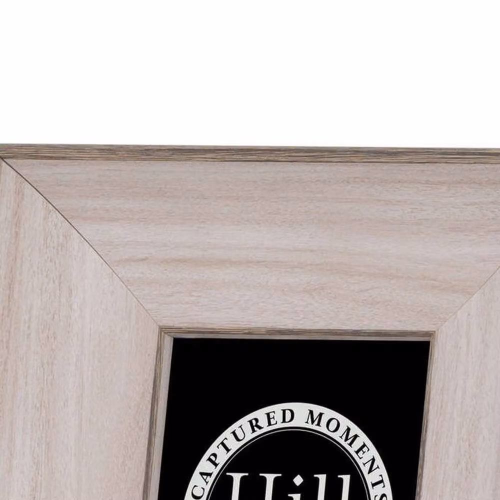 Hill Interiors White Washed Wood Rectangular Single Photo Frame 4x6 – 2