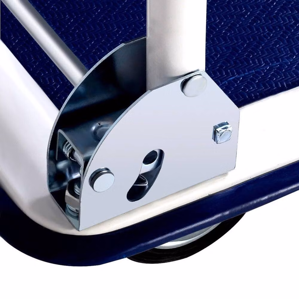 Havendro Blue Steel Folding Rolling Flatbed Moving Platform Hand Truck Dolly with 150kg Capacity – 2