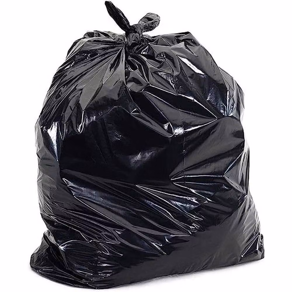 Spetlek Black Heavy Duty Bin Liner Bags, 200 Pack, 0.6m2 – 2