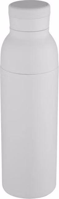 Floso Stainless Steel Double Wall Water Bottle, 650ml, White
