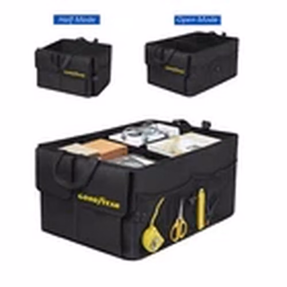 Havendro Heavy Duty Collapsible Car Boot Organiser Tidy Storage Box in Black – 4