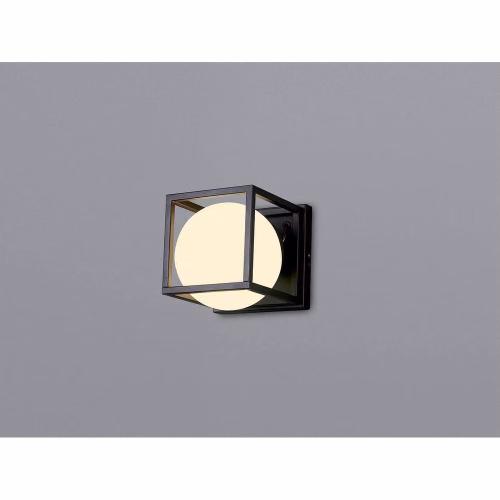 Netlighting Desigual Medium Wall Lamp, Matt Black, 1 x E27 Light – 2