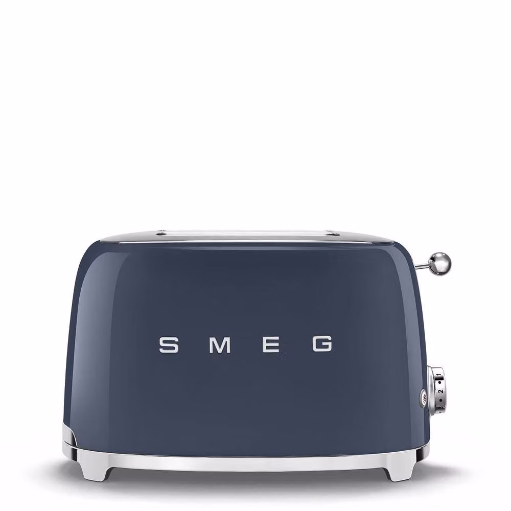 Smeg 50s Style Kettle and 2 Slice Toaster Set in Blue – 2