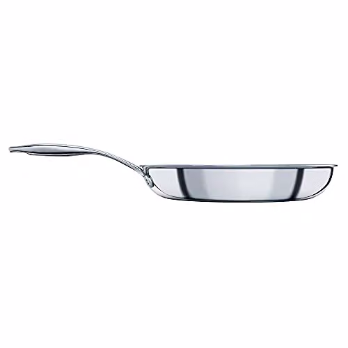 Circulon SteelShield Stainless Steel Non-Stick Frying Pan, Silver, 28 cm – 1