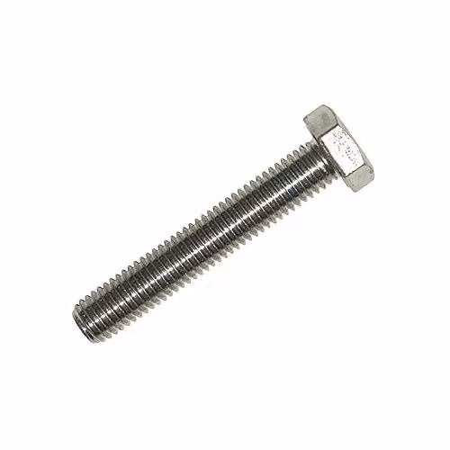 METALMATE High Tensile Galvanised Set Screw, Silver, M6 x 35mm