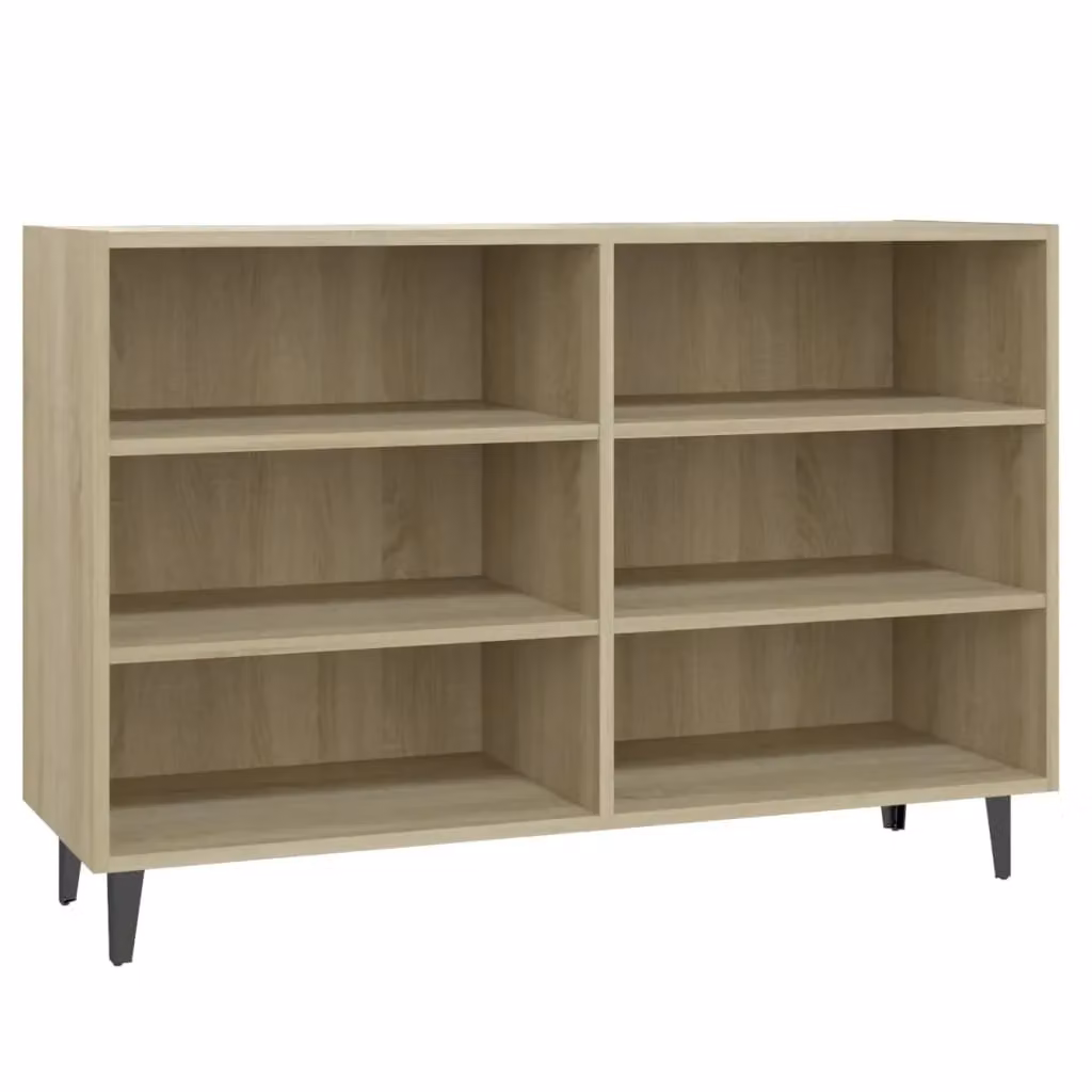Berkfield Home Sonoma Oak Sideboard in Brown, W/D/H: 103.5 x 35 x 70 cm – 2